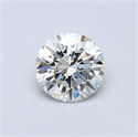 0.44 quilates, Redondo Diamante , Color H, claridad VVS1 y certificado por EGL