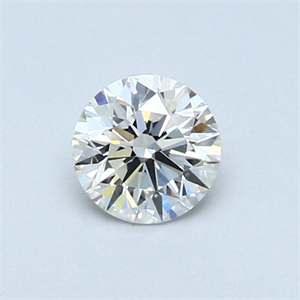 Picture of 0.43 Carats, Round Diamond with Very Good Cut, H Color, VVS2 Clarity and Certified by GIA