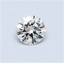 0.43 quilates, Redondo Diamante , Color I, claridad VVS1 y certificado por GIA