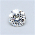 0.43 quilates, Redondo Diamante , Color G, claridad VS1 y certificado por EGL