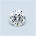 0.42 Carats, Round Diamond with Very Good Cut, F Color, VS2 Clarity and Certified by GIA