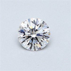 Picture of 0.43 Carats, Round Diamond with Excellent Cut, D Color, SI1 Clarity and Certified by GIA