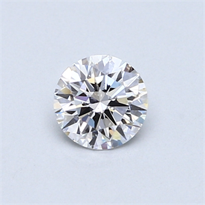 Picture of 0.43 Carats, Round Diamond with Excellent Cut, D Color, SI1 Clarity and Certified by GIA