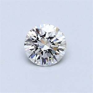 Picture of 0.42 Carats, Round Diamond with Very Good Cut, G Color, VVS1 Clarity and Certified by GIA