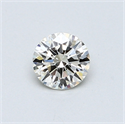 0.42 quilates, Redondo Diamante , Color I, claridad VVS2 y certificado por EGL