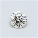 0.42 quilates, Redondo Diamante , Color I, claridad VS1 y certificado por EGL