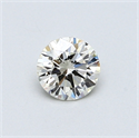 0.42 quilates, Redondo Diamante , Color I, claridad VS1 y certificado por EGL