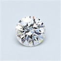 0.42 Carats, Round Diamond with Excellent Cut, E Color, VVS1 Clarity and Certified by GIA