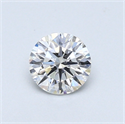 0.42 Carats, Round Diamond with Very Good Cut, E Color, SI1 Clarity and Certified by GIA