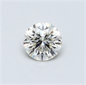 0.41 quilates, Redondo Diamante , Color H, claridad VVS2 y certificado por EGL