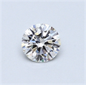 0.41 quilates, Redondo Diamante , Color F, claridad VS2 y certificado por GIA