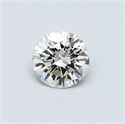 0.41 quilates, Redondo Diamante , Color H, claridad VS2 y certificado por EGL