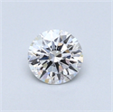 0.40 Carats, Round Diamond with Excellent Cut, E Color, SI1 Clarity and Certified by GIA