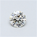0.40 quilates, Redondo Diamante , Color H, claridad VS1 y certificado por EGL