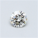 0.40 quilates, Redondo Diamante , Color H, claridad VS1 y certificado por EGL