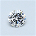 0.40 Carats, Round Diamond with Very Good Cut, F Color, VS1 Clarity and Certified by GIA