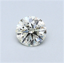 0.40 quilates, Redondo Diamante , Color I, claridad VS2 y certificado por EGL