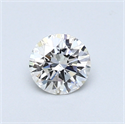 0.40 Carats, Round Diamond with Excellent Cut, E Color, SI1 Clarity and Certified by GIA