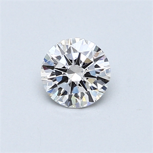 Picture of 0.40 Carats, Round Diamond with Very Good Cut, D Color, SI1 Clarity and Certified by GIA