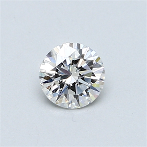 Picture of 0.40 Carats, Round Diamond with Very Good Cut, E Color, SI1 Clarity and Certified by GIA