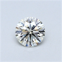 0.40 quilates, Redondo Diamante , Color H, claridad VS1 y certificado por EGL