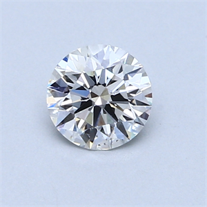 Picture of 0.58 Carats, Round Diamond with Excellent Cut, D Color, VS2 Clarity and Certified by GIA