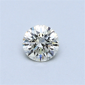 Picture of 0.36 Carats, Round Diamond with Excellent Cut, H Color, IF Clarity and Certified by EGL