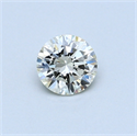 0.36 quilates, Redondo Diamante , Color I, claridad VVS1 y certificado por EGL