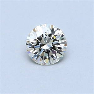 Picture of 0.36 Carats, Round Diamond with Excellent Cut, H Color, VVS1 Clarity and Certified by EGL