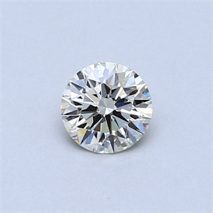 Picture of 0.34 Carats, Round Diamond with Excellent Cut, H Color, VVS2 Clarity and Certified by EGL