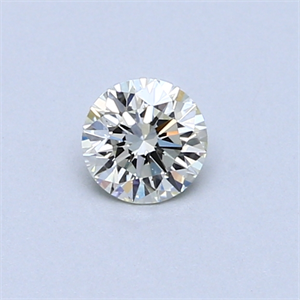 Picture of 0.33 Carats, Round Diamond with Excellent Cut, I Color, VVS2 Clarity and Certified by EGL