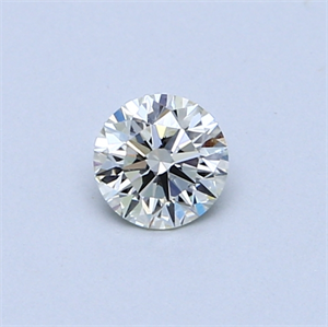 Picture of 0.32 Carats, Round Diamond with Excellent Cut, H Color, VVS1 Clarity and Certified by EGL