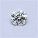 0.36 quilates, Redondo Diamante , Color I, claridad VVS1 y certificado por EGL