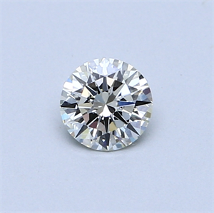 Picture of 0.34 Carats, Round Diamond with Excellent Cut, H Color, VVS1 Clarity and Certified by EGL