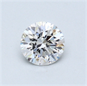 0.46 quilates, Redondo Diamante , Color E, claridad VS2 y certificado por GIA