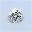 0.39 quilates, Redondo Diamante , Color I, claridad VS2 y certificado por EGL