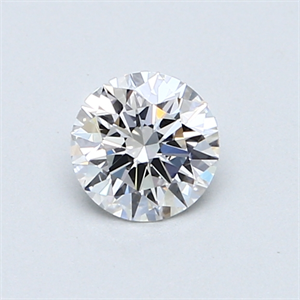 Picture of 0.54 Carats, Round Diamond with Excellent Cut, D Color, VVS1 Clarity and Certified by GIA