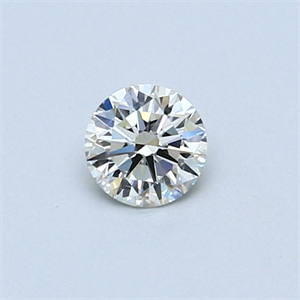 Picture of 0.30 Carats, Round Diamond with Excellent Cut, H Color, IF Clarity and Certified by EGL
