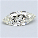 0.56 Carats, Marquise Diamond with  Cut, L Color, VS1 Clarity and Certified by GIA