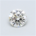 0.56 Carats, Round Diamond with Excellent Cut, G Color, VS1 Clarity and Certified by GIA
