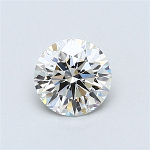 Picture of 0.59 Carats, Round Diamond with Excellent Cut, G Color, VVS1 Clarity and Certified by EGL
