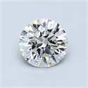 0.83 quilates, Redondo Diamante , Color H, claridad VVS1 y certificado por GIA