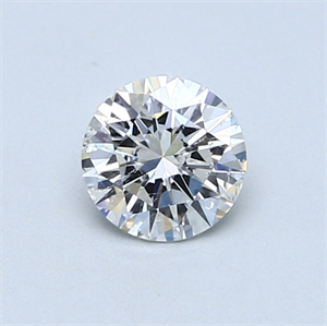Picture of 0.54 Carats, Round Diamond with Very Good Cut, E Color, I1 Clarity and Certified by GIA