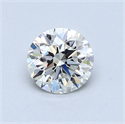 0.72 Carats, Round Diamond with Very Good Cut, F Color, VVS1 Clarity and Certified by GIA