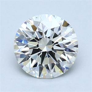 Picture of 1.15 Carats, Round Diamond with Excellent Cut, I Color, VS2 Clarity and Certified by GIA