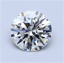 1.16 Carats, Round Diamond with Excellent Cut, H Color, VS1 Clarity and Certified by GIA