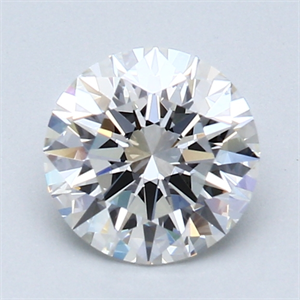 Picture of 1.24 Carats, Round Diamond with Excellent Cut, G Color, VVS2 Clarity and Certified by GIA