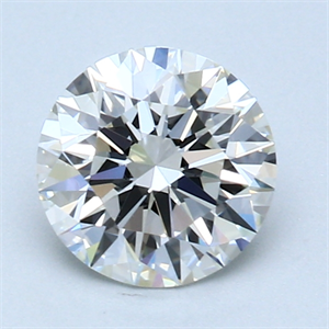 Picture of 1.30 Carats, Round Diamond with Excellent Cut, I Color, VVS2 Clarity and Certified by GIA