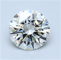 1.00 Carats, Round Diamond with Excellent Cut, I Color, VS1 Clarity and Certified by GIA