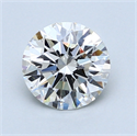1.13 Carats, Round Diamond with Excellent Cut, G Color, VS1 Clarity and Certified by GIA